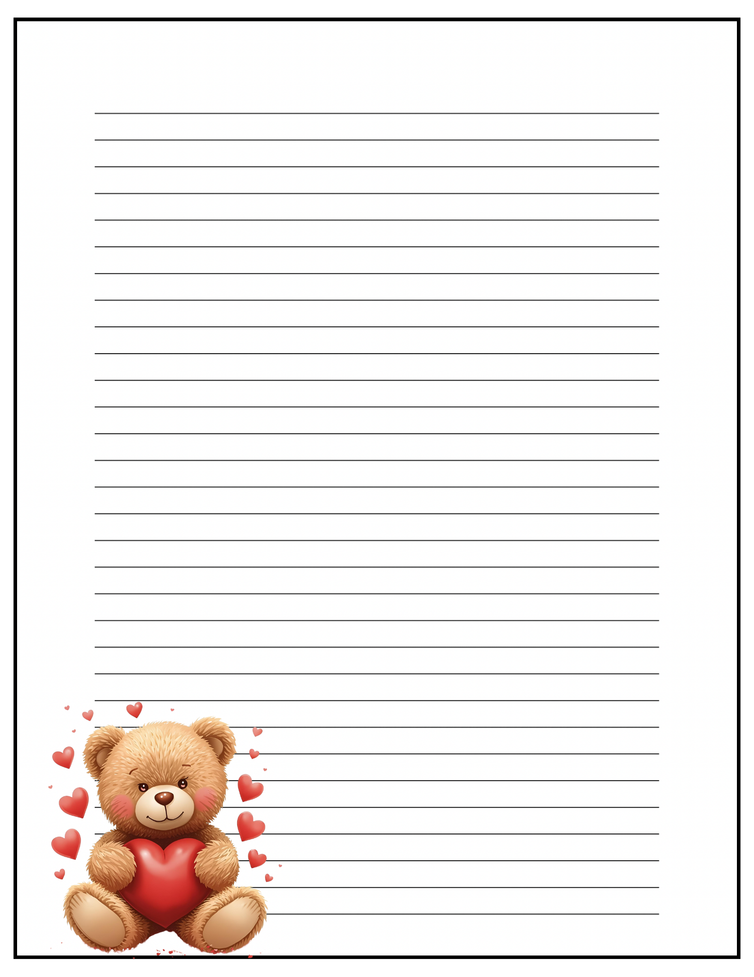Beary Cute Letter Bundle