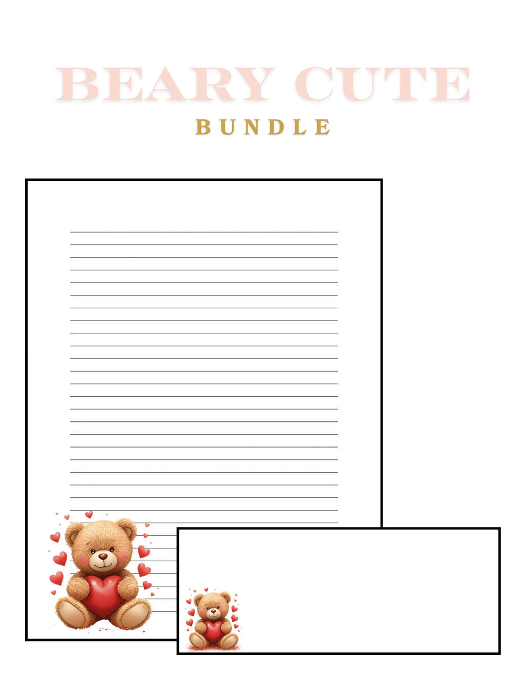 Beary Cute Letter Bundle