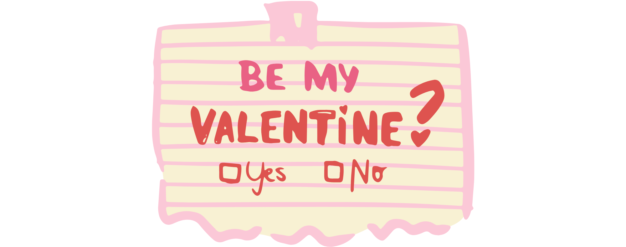 Be My Valentine Letter Bundle