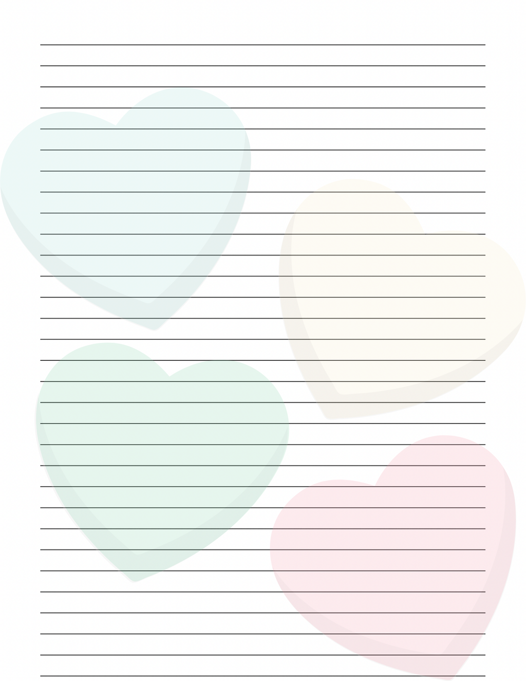 Kiss Hug Love Letter Bundle